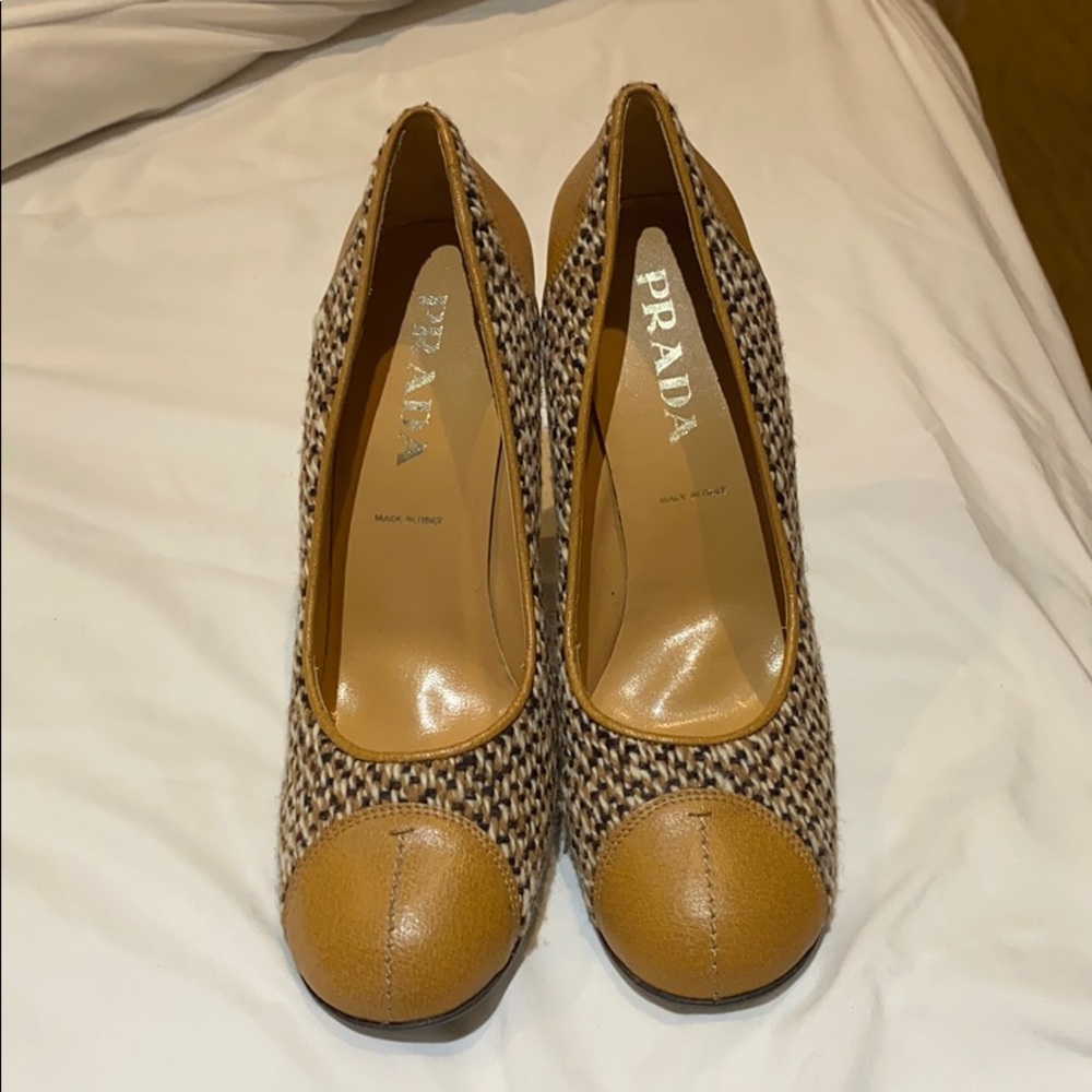 Prada tweed Heels 401/2